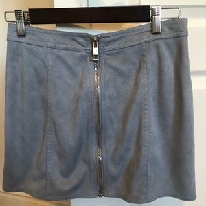 Suede Blue skirt